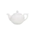 Tetera De Porcelana 1 Litro Blanca Te Cafe