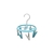 Tender Calesita Redondo 8 Broches Colgante Prenda Pechero - comprar online