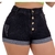 Short Jeans Feminino Cintura Alta Cós Alto Jeans LKJ