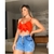Short Jeans Com Lycra Feminino Claro LS - comprar online