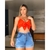 Short Jeans Com Lycra Feminino Claro LS na internet