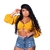 Short Jeans Marmorizado Desfiado Bermuda Destroyed Roupas - comprar online