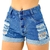 Shorts Cós Alto Bermuda Jeans Feminina Tendencia Moda