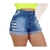 Kit 5 Shorts Jeans Blogueira Cós alto Levante Bumbum - comprar online