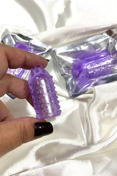 DEDEIRA VIBRATÓRIA COM SALIÊNCIAS MASSAGEADORA