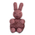 Bunny Rian Tricot - Rian Tricot - Almofada, enxoval infantil, enxoval de Bebê, Colcha, Manta, naninha, Bichos de tricot