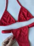 Biquini fita com regulagem- Vermelho - comprar online