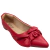 Sapatilha Feminina Bico Fino Vermelha Chili Lara Sapatilhas - comprar online