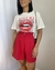 Shorts Viscolinho Letícia Vermelho na internet