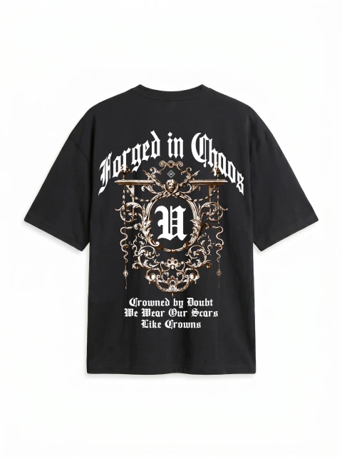 Over. Camiseta Forged In Chaos Urban - 310gr Algodon