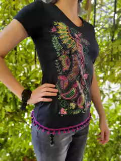 Playera papel amate