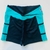 Short Slim recorte na lateral - Preto C/Verde alagoas