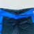 Short Slim recorte na lateral - Preto C/Azul Royal - comprar online