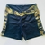 Short Slim recorte na lateral - Preto C/Camuflado