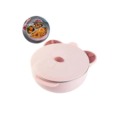 Plato Infantil Térmico Osito