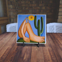 Azulejo Abaporu. Azulejo Personalizado.