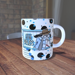 Caneca com a estampa: Pai de Autista.