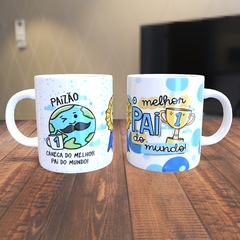 Caneca com a estampa: Caneca do melhor pai do mundo.