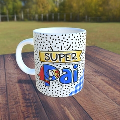 Caneca com estampa: Super Pai.