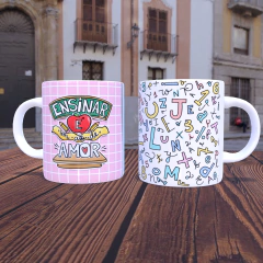 Caneca Personalizada - Ensinar é um ato de Amor