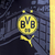 Corta Vento Dupla Face Borussia Dortmund 24/25 Amarela e Preta