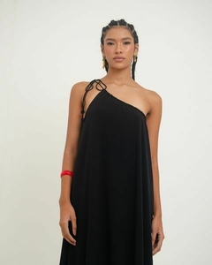 VESTIDO LONGO TANI PRETO - Aizul Atnas