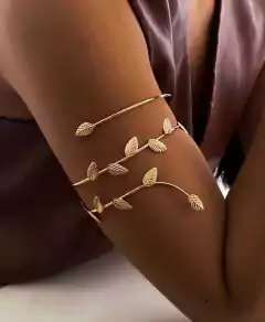 Brazalete Acero Dorado (PAD084)