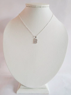 Gargantilla "Letras" Acero Blanco (CAD0206)