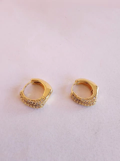 Aros Acero Dorado (AAQ0136)