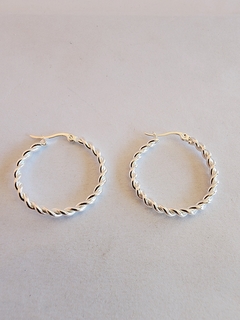 Aros Acero Blanco (A06)