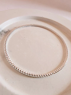 Esclava Acero Blanco (PAD079)