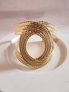 Pulsera Acero Dorado (CAD0250)