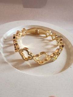 Pulsera Acero Dorado (CAD035)