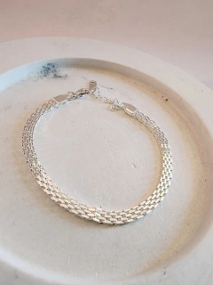 Pulsera Acero Blanco (PAD0115) - comprar online