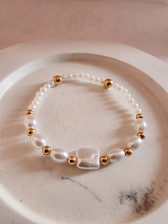 Pulsera Acero Dorado (TAD036) - comprar online
