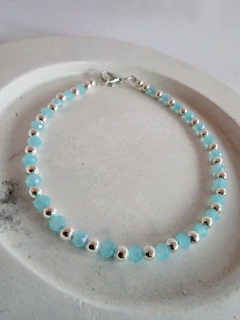 Tobillera Acero blanco (P07) - comprar online