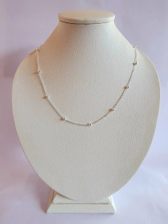 Gargantilla Acero Blanco (C229) - comprar online