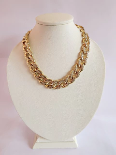 Gargantilla Acero Dorado (CA63) - comprar online