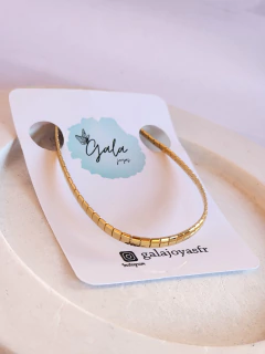 Pulsera Acero Dorado (P179) - comprar online