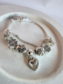 Pulsera "Pandora" Acero Blanco (P77) - comprar online