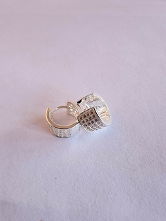 Aros Acero Blanco (A584) - comprar online