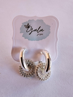 Aros Acero Blanco (A596) - comprar online