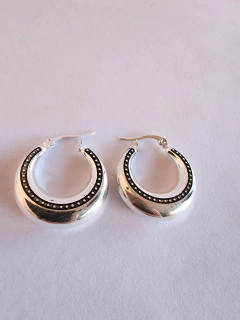 Aros Acero Blanco (A523) - comprar online
