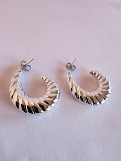 Aros Acero Blanco (A577) - comprar online