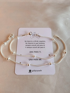 Pulsera Acero Blanco (P155) - comprar online