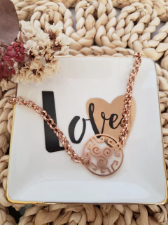 Pulsera Acero Rosé (PAD0195)
