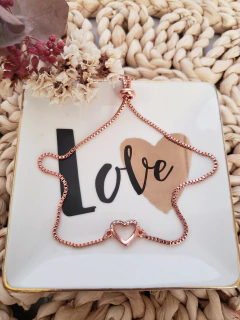 Pulsera "Tenis" Acero Rosé (PAD0202)