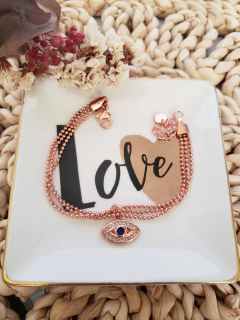 Pulsera Acero Rosé (PAD07)