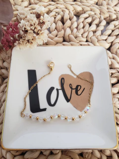 Pulsera Acero Dorado (PAD022)