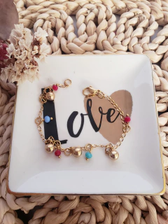Pulsera Acero Dorado (PAD0223)